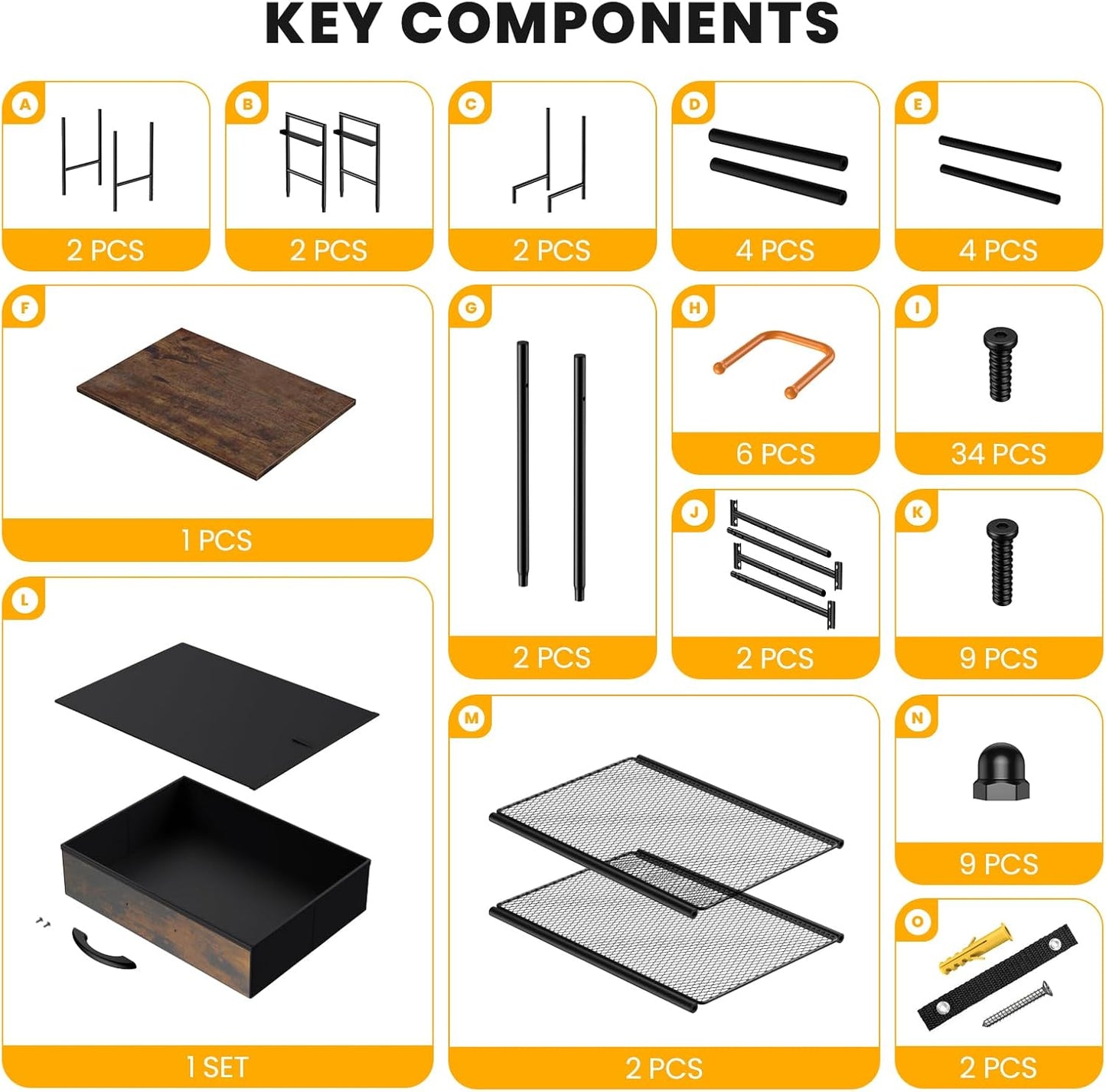 Guitar Stands Floor with 6 Guitar Holders, 3-Tier Guitar Stand Multiple Guitars, Guitar Rack with Amp Stand & Cloth Drawer, Multi Guitar Stand for Music Studio, Guitar Accessories Gift for Music Lover
