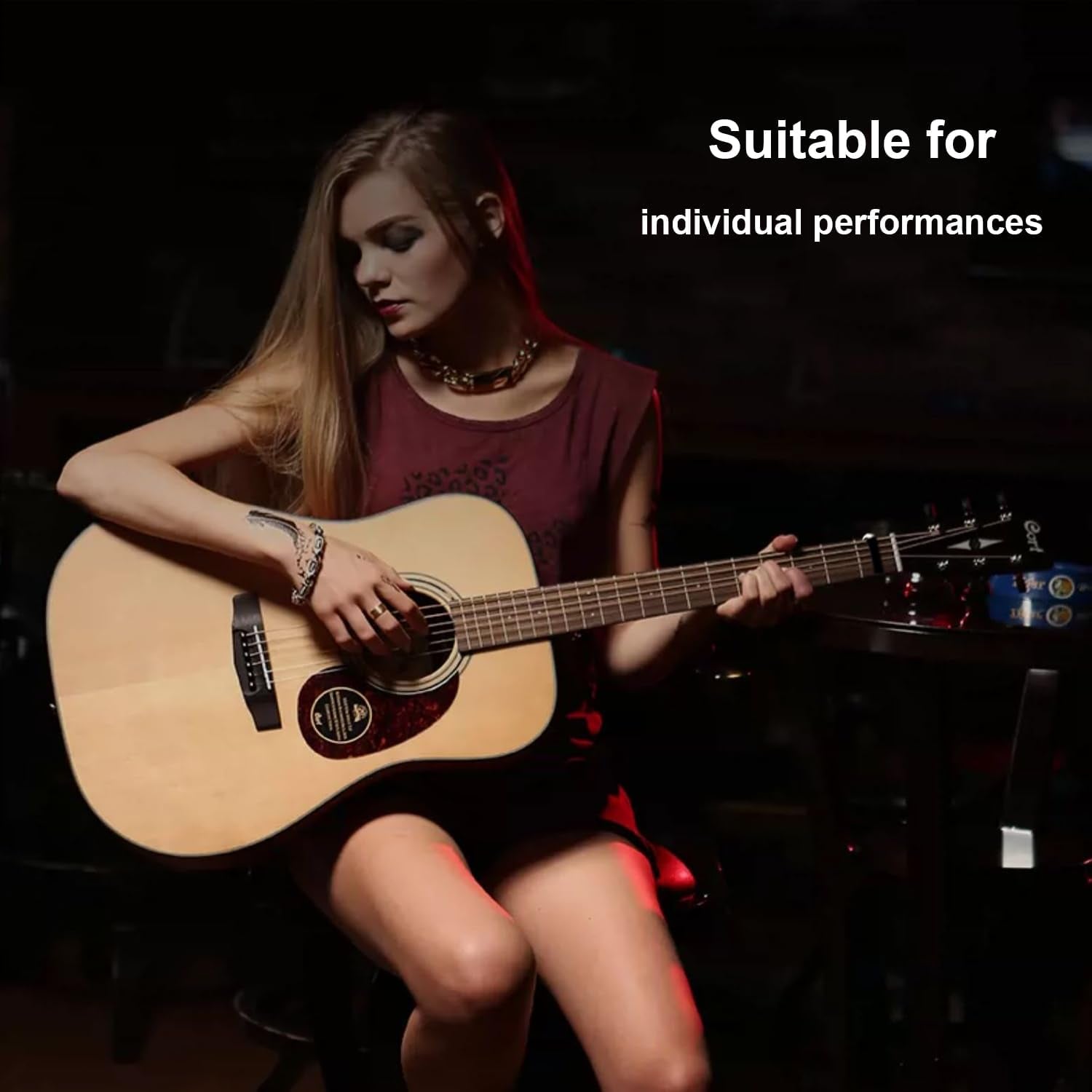 Guitar Capo  Capo for Acoustic Guitar 6 String Quick Change Kapo for Electric Guitar Acoustic Guitar Metal Guitar Tuner Clip on Guitar Kapos Fret Capo for Acoustic and Electric Guitars (Silver)